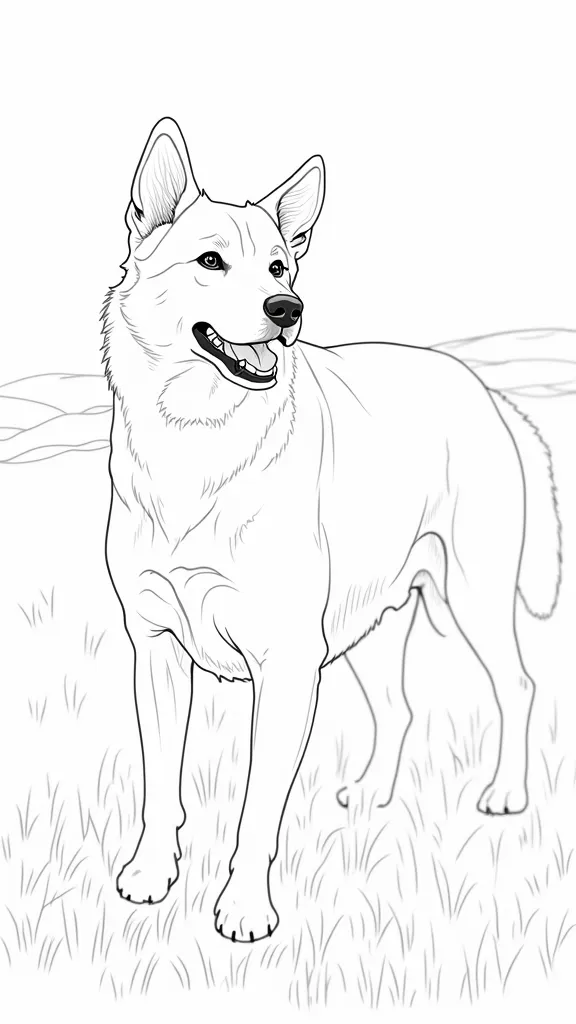 realistic coloring pages of dogs